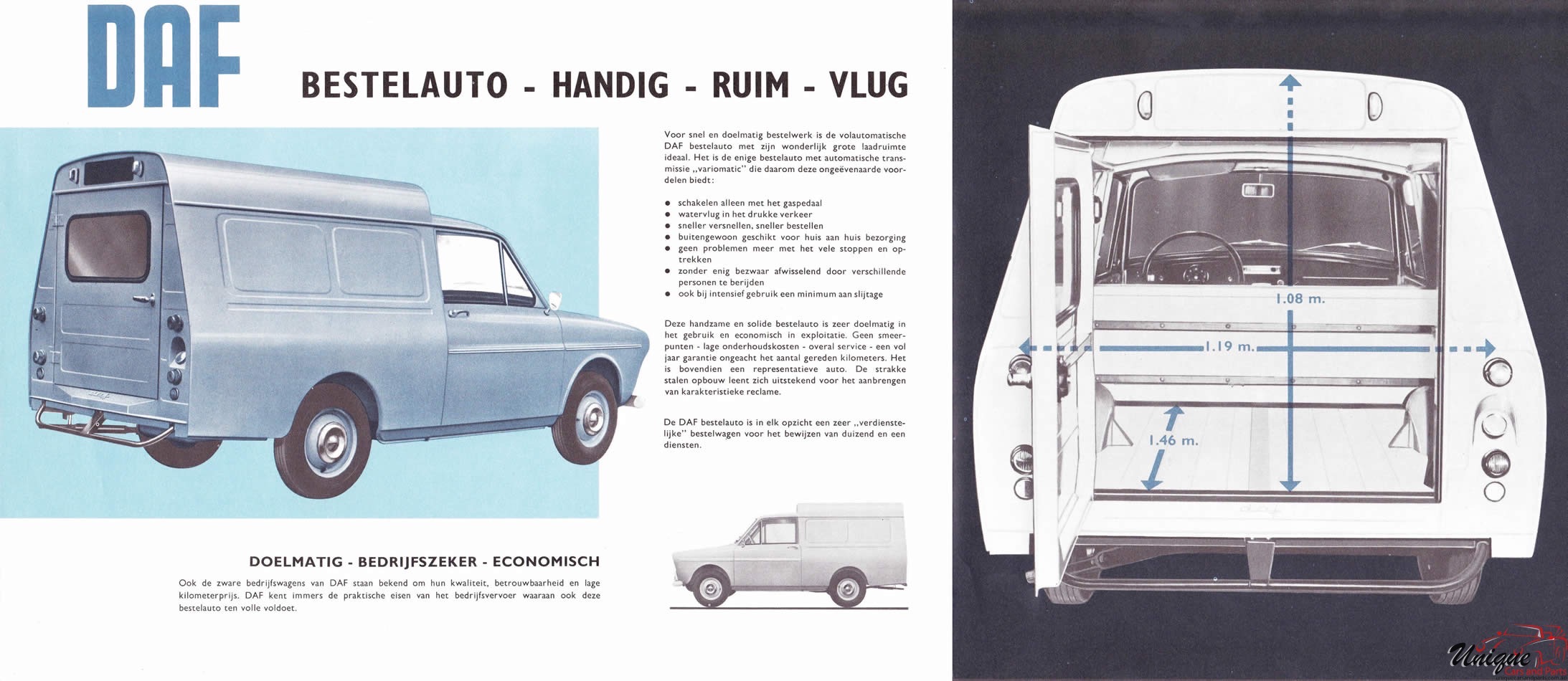 1964 DAF Bestelauto Brochure Page 6